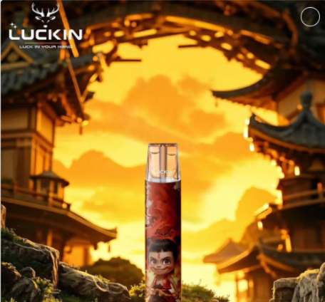 電子煙Luckin限量款主機 幸運煙桿 Kitty貓/史迪仔/叮噹貓/蠟筆小新/哪吒聯名電子煙主機 台灣現貨 711到付