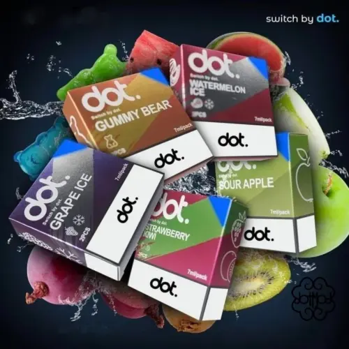 1717389867419 正版 DOTMOD DOT SWITCH 【煙彈任選3盒送1主機 空煙彈不算】拋棄式煙彈、空煙彈 佩特里原裝