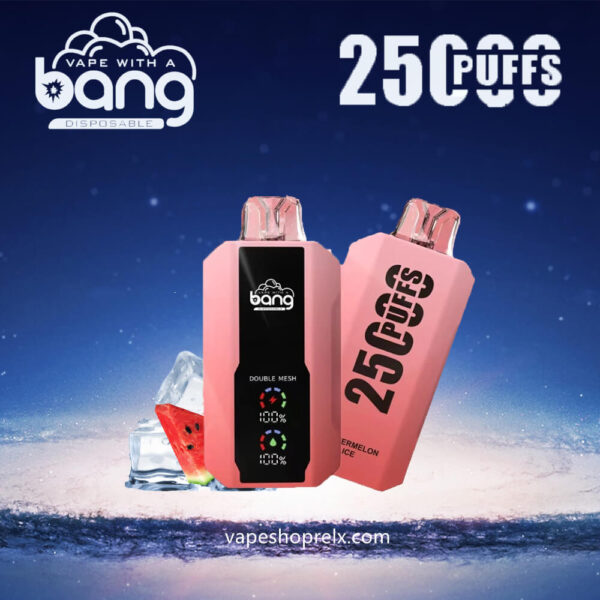 Bang-25000puffs-1 Bang Large screen 25000口超大容量一次性可充電電子煙/最新爆款