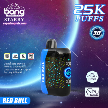 Bang-Starry-25000-Puffs-1-450x450 Bang Starry 25000 Puffs拋棄式電子煙 星空風味霧化棒 全新3D曲面屏幕 歐美爆款