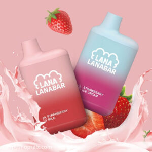 LANA 現貨正品5000口拋棄式電子煙 lana大容量一次性霧化棒 可充電