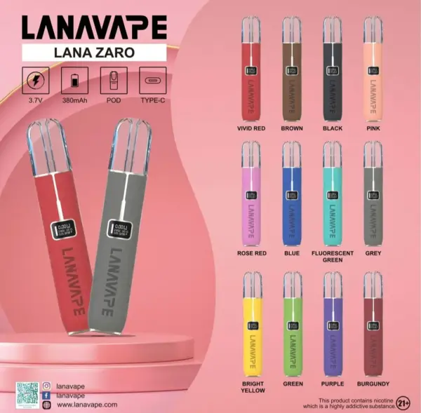 正版 LANA ZARO 皮革主機 單桿 通用 空煙彈 RELX SP2S KISS5 ILIA TROY MEHA CLOUDY