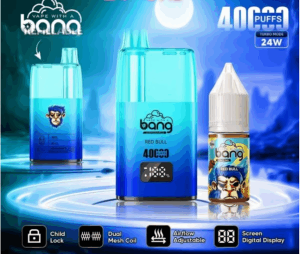 電子煙最新Bang Refillable 40000註油主機 新款電子煙主機 小煙主機 可重復註油 原機配帶煙油 時尚外觀