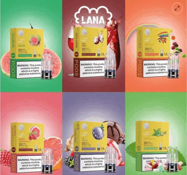 台灣現貨電子煙LANA 煙彈 (一盒三個)一代發光煙彈 口味豐富/通用RELX悅刻一代主機 SP2S ILIA 各式主機