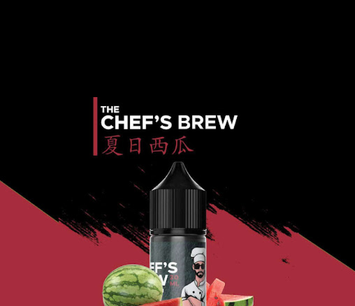 電子煙廚師佳釀煙油/CHEF’S BREW 美國進口精製廚師煙油 30ML/36MG原瓶裝/台灣現貨 711到付
