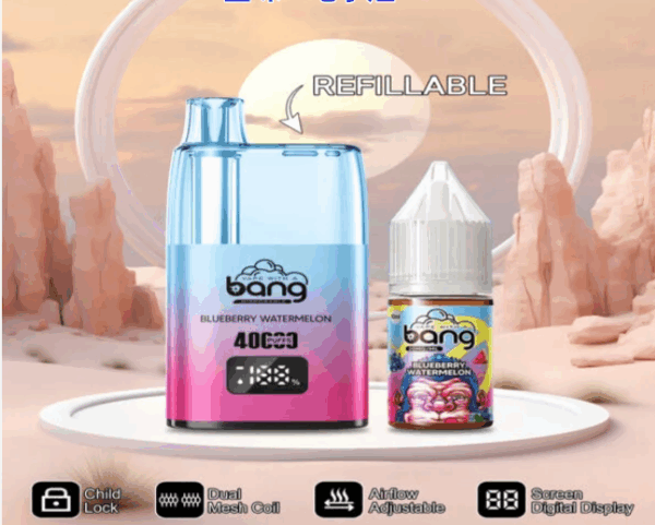 電子煙最新Bang Refillable 40000註油主機 新款電子煙主機 小煙主機 可重復註油 原機配帶煙油 時尚外觀