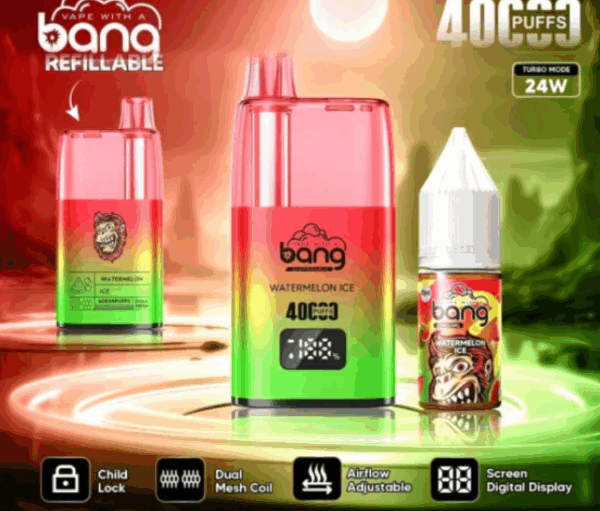 電子煙最新Bang Refillable 40000註油主機 新款電子煙主機 小煙主機 可重復註油 原機配帶煙油 時尚外觀